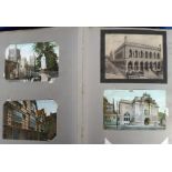 Postcards, a vintage album of approx. 250 UK topographical cards, foreign and subject cards with