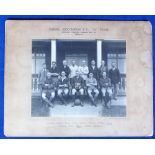Football, 2 vintage board mounted photographs one showing Ealing Association FC 'A' Team 1930/31, by