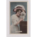 Cigarette card, Phillip's, Actresses, 'C' Series (Teapot), type, Miss Edna May (gd)