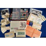 Stamps, Box containing 3 x small stockbooks with a useful selection of British Commonwealth, a