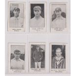 Trade cards, Cricket, Anon, Bunsen, Famous Figures Series, 6 cards, all unnumbered, W. Bardsley (