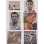 Football autographs, selection, a collection of signed 1950's/70's magazine picture cut-outs,