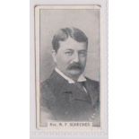 Cigarette card, Cooper & Co, Boer War Celebrities (STEW) (Gladys) type, Hon. W P Schreiner (light