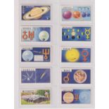Trade cards, Brooke Bond, Out Into Space ('Issued with') (set, 50 cards) (vg)