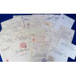 Invoices, approx. 75 Cheltenham based invoices dating from the late 1800s to the early 1900s to