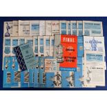 Football programmes etc, Tottenham Hotspur, 40+ items 1950/60's inc. home programmes v Everton 58/