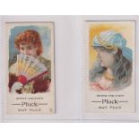 Cigarette cards, USA, Venable, Actresses, two type cards, Lola Beeth (very slight mark, gd) &