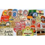 Beer Labels, a selection of 60+ labels, various shapes and sizes (2 with contents) including