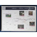 Crossrail, a large 2004 dated spiral bound copy of 'Corridor 3 - Hybrid Bill Project Definition'