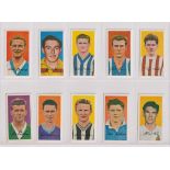 Trade cards, Barratt's, Famous Footballers, 2 sets, Series A10 (50 cards, gd) & Series A15 (50