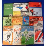 Football booklets & publications, selection of 12 items including Football Stars of Today, The