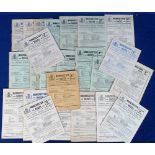 Horse Racing, Racecards, Manchester Races, a collection of 24 racecards with dates ranging between