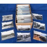 Photographs/Postcards, Rail, a collection of approx. 350 RP images of UK stations arranged