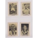 Trade cards, Wilkinson, Popular Footballers, 4 cards, no 6 Tommy Lawton, Notts County, no 11 W. (