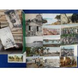 Postcards, a collection of approx. 140 German propaganda cards with complete sets (10) and part sets