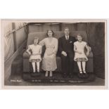 Postcard, RP, Royalty, superb image showing sand model of the Royal Family modelled by J