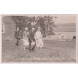 Postcard, Royalty, RP showing Queen Mary at Bucklers Hard, Hampshire Aug 1927 (no 2) (unused, vg) (