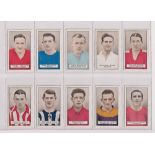 Cigarette cards, Gallaher, 2 sets, Famous Footballers (Brown back, 50 cards) & Footballers (51-