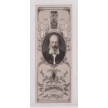 Cigarette card, Player's, Bookmark (Authors), type card, Lord Tennyson (gd) (1)