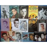 Postcards, a mixed selection of 35 Pop cards including Elvis (1950's/2000) (15), Cliff/Shadows (