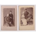 Ephemera, Russian Cabinet Photographs, to comprise Grand Duke Paul and family, the Emperor and