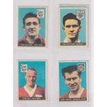 Trade cards, A&BC Gum, Footballers (1-46, without 'Planet', all Blue print), 'X' size (set, 46 cards
