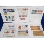 Stamps, Collection of South African stamps 1935-53 written up on album pages with mint and used