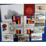 Postcards/Ephemera, a selection of 19 cards of Gibraltar inc. Bland Line shipping service between
