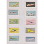 Trade cards, Reddish Maid, International Aircraft (set, 50 cards) (vg)