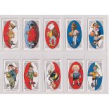 Cigarette cards, Hignett's, A.F.C. Nicknames, (set, 50 cards), (mostly vg)