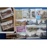 Postcards, a mixed UK topographical collection of approx. 460 cards with Devon/Cornwall (134),