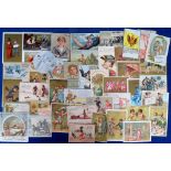 Trade cards, USA, a collection of approx. 80 early, non-insert advertising cards, many different