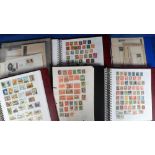 Stamps, Collection of all world stamps, mainly used, housed in 13 albums. Most countries represented