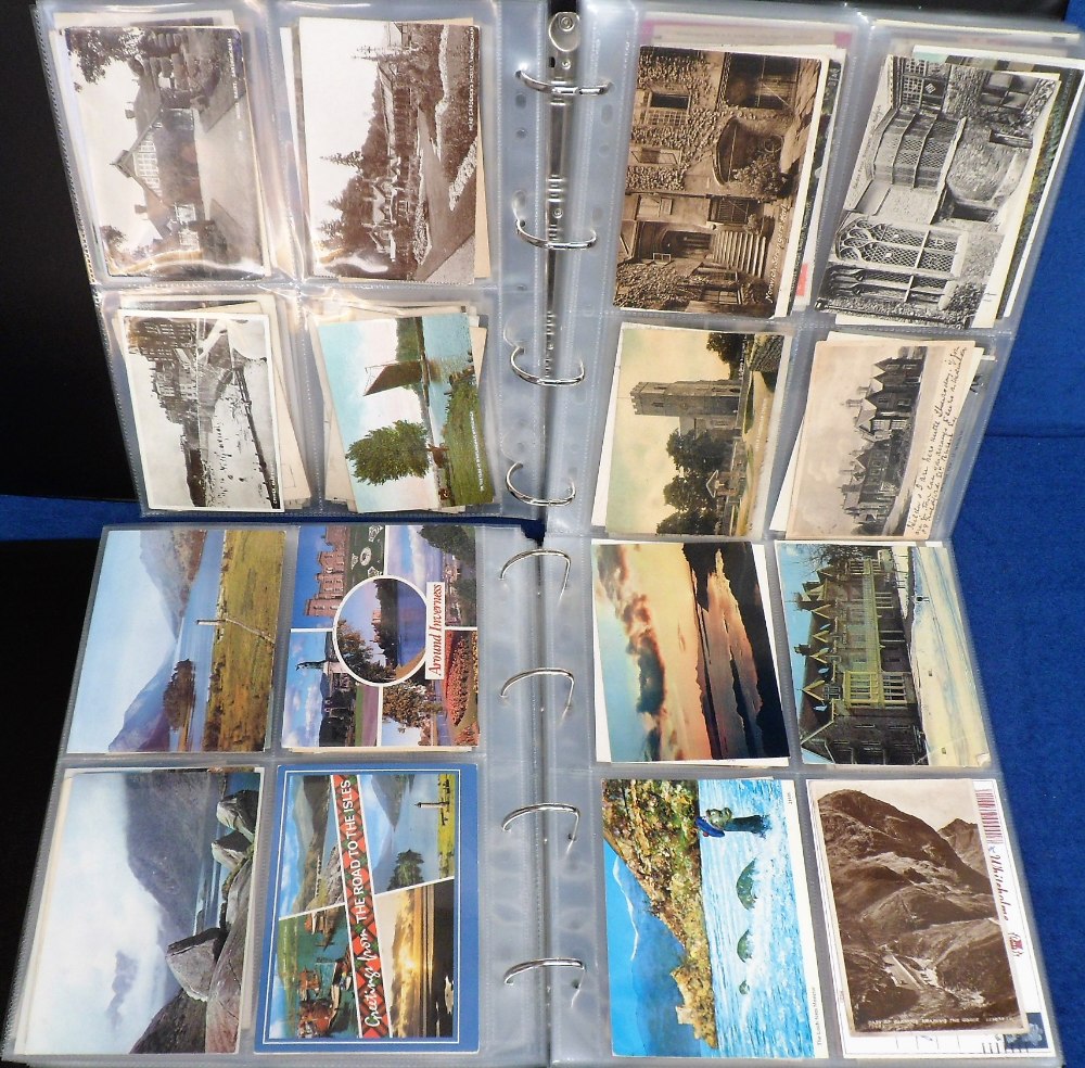 Postcards, a mixed age collection in 2 modern albums of approx. 680 mainly UK topographical cards - Image 2 of 3