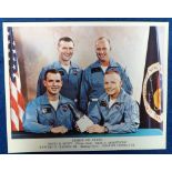 NEIL ARMSTRONG – An excellent signed colour 10 x 8 photograph by the first man to set foot on the