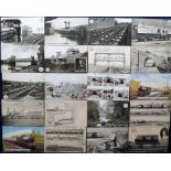 Postcards, a good collection of approx. 100 L & NW regional officials inc. coloured & sepia views,