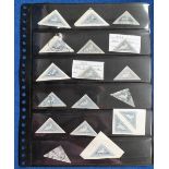 Stamps, Collection of 18 South Africa triangular stamps some with overprints