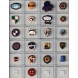 Football badges, a fine collection of 21 enamelled badges, mostly 1950's/60's, League & Non League