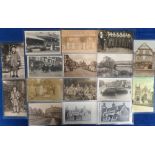 Postcards, Wiltshire, a selection of 16 cards of Marlborough Wilts, with RP's of International