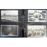 Postcards, a collection of approx. 190 mostly post WW2 cards and photos of villages close to the