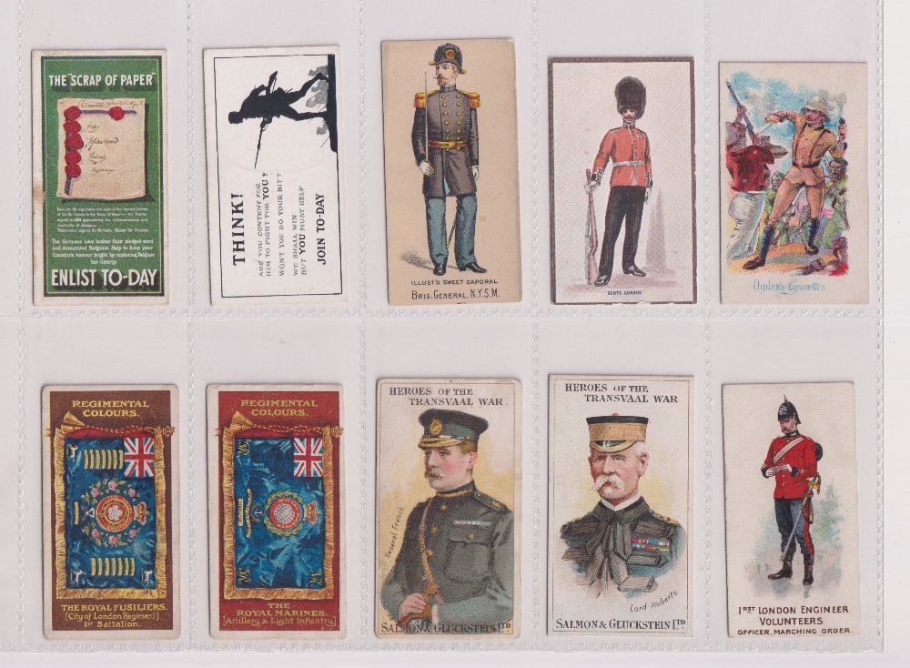 Cigarette cards, a collection of approx. 100 cards all Military related, various manufacturers - Image 10 of 10