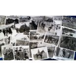 Photographs, Military, approx. 150 reprinted press images from WW1 and WW2 to include trenches,