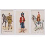 Cigarette cards, Drapkin & Millhoff, Colonial Troops, 3 cards, Brabant's Horse, 45th Sikhs &