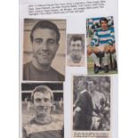 Football autographs, Queens Park Rangers FC, a collection of signed 1950's/60's magazine picture