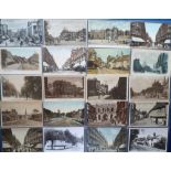Postcards, a collection of 39 cards RP's & printed, various locations inc. Plymouth, Lewisham,
