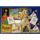 Advertising, 11 attractive vintage labels for assorted products to include tea and cotton, 2