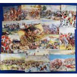Trade cards, Thomson, Battles for the Flag, 'P' size, (set, 26 cards) (vg)