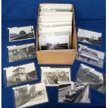 Photographs/Postcards, Rail, a collection of approx. 200 RP images of UK stations arranged