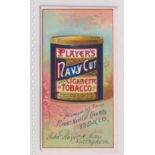 Cigarette card, Player's, Advertisement card, Player's Navy Cut Cigarette Tobacco Tin (vg) (1)