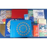Football, mixed selection of items, mostly 1960's onwards including programmes, Cup Finals,